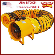 3500 CFM Heavy Duty Air Mover Fume Extractor 12 IN Utility Blower Exhaust Fan US