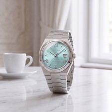 Reloj automático para hombre TÍVORÁ Échelon esfera romana verde menta regalo para él