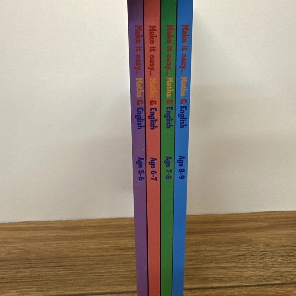 Letts Make It Easy Maths And English Workbook For Age 5-9 Children School - Image 2 of 4