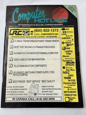 Computer Hotline 1992 Catalog Vintage Equipment Marketplace Hewlett Packard IBM