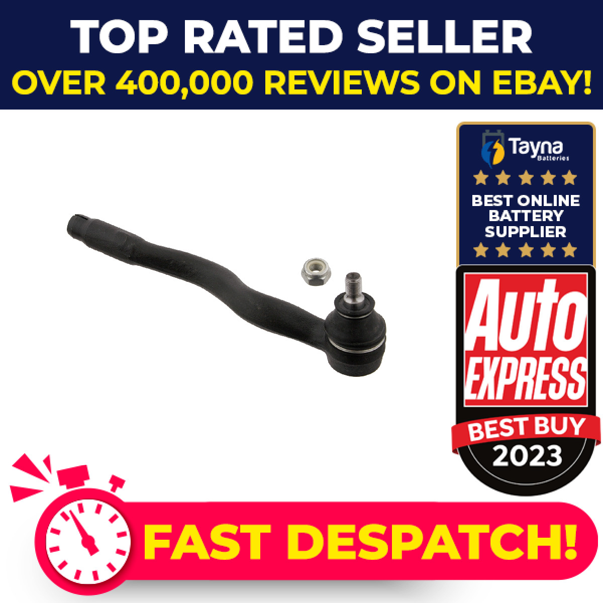 Tie / Track Rod End fits BMW 320 E36 2.0 Right 91 to 99 Joint 32111139314 Febi