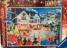 Ravensburger 1000pc The Christmas House Limited Edition 2021 jigsaw puzzle NIB