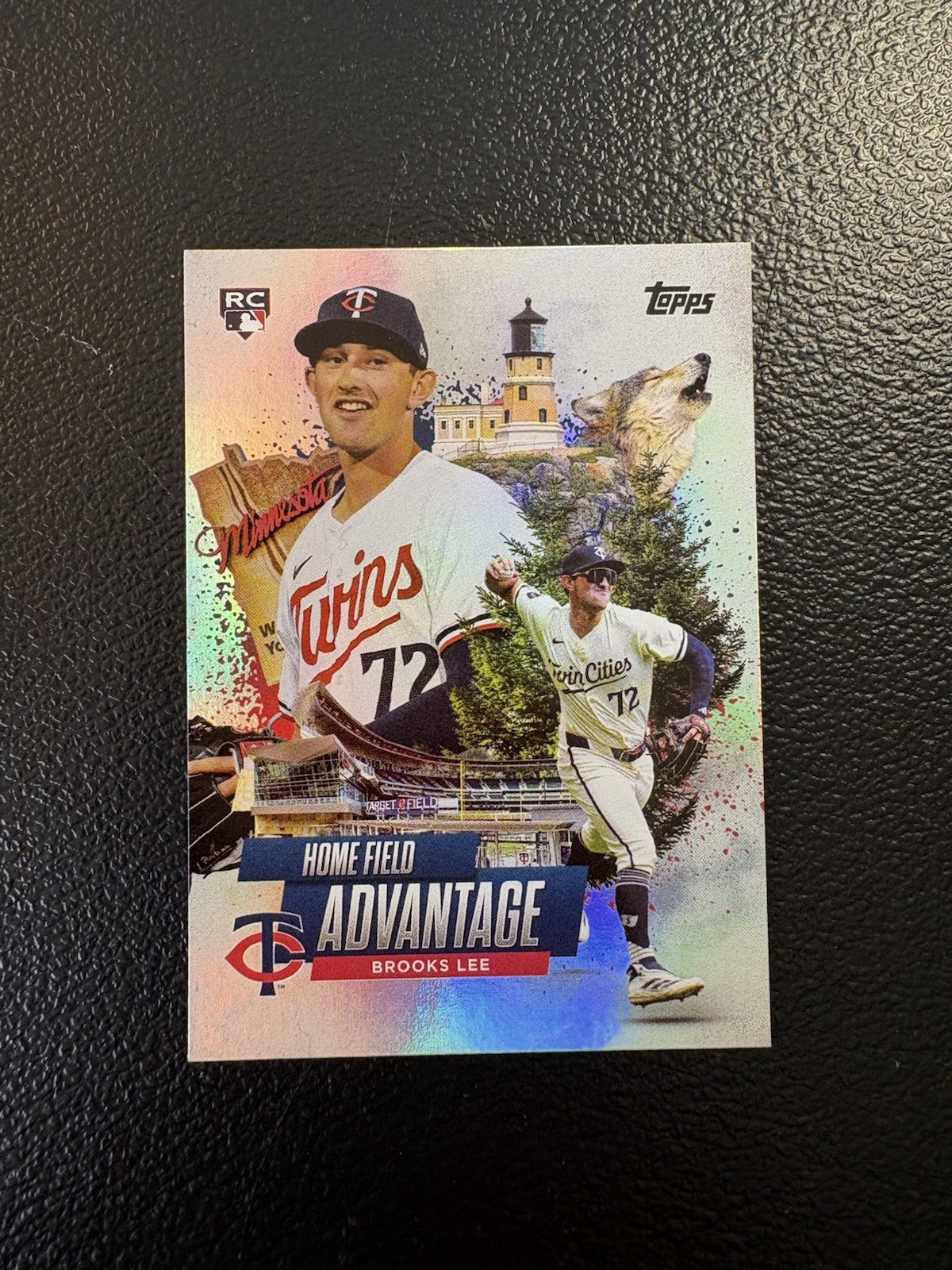 Brooks Lee RC 2025 Topps Series 1 #HA-12 Home Field Advantage HFA SP Twins