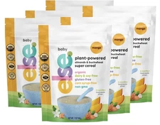 Else Nutrition Baby Cereal Stage 1 for 6 months+, Plant 7 Ounce (Pack of 6) 