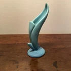 Vintage Van Briggle Art Pottery Blue Bud Vase