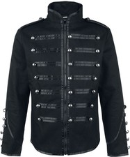 Banned Alternative Uniformjacke Herren Military Drummer schwarz
