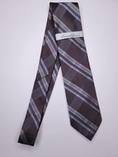 Kenneth Cole Mens Formal Necktie 58"Lx3.25"W Brown Neck Tie NWT