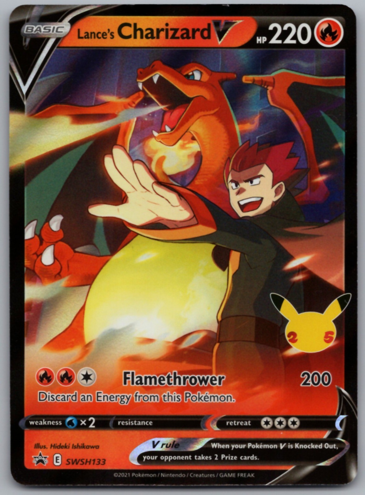 Lance's Charizard V Promo SWSH: Sword & Shield Promo Cards SWSH133 NM