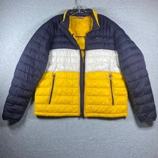 Tommy Hilfiger Unisex Kids Packable Jacket Yellow Navy XL