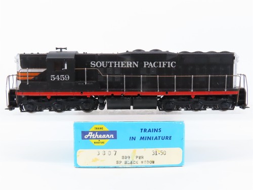Escala HO Athearn 3807 SP Southern Pacific "Black Widow" EMD SD9 diésel #5459 | Zustand: Used