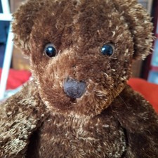 Keel Toys Vintage Brown Teddy Bear 12" (Sitting down)