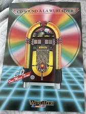 Original Vintage WURLITZER One More Time CD Jukebox Sales Brochure