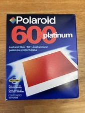 Vintage Polaroid 600 Platinum 10 Photos Expired Factory Sealed Instant Film 