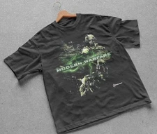 2009 Call of Duty Modern Warfare 2 IW Promo Vintage Unisex Black T-Shirt