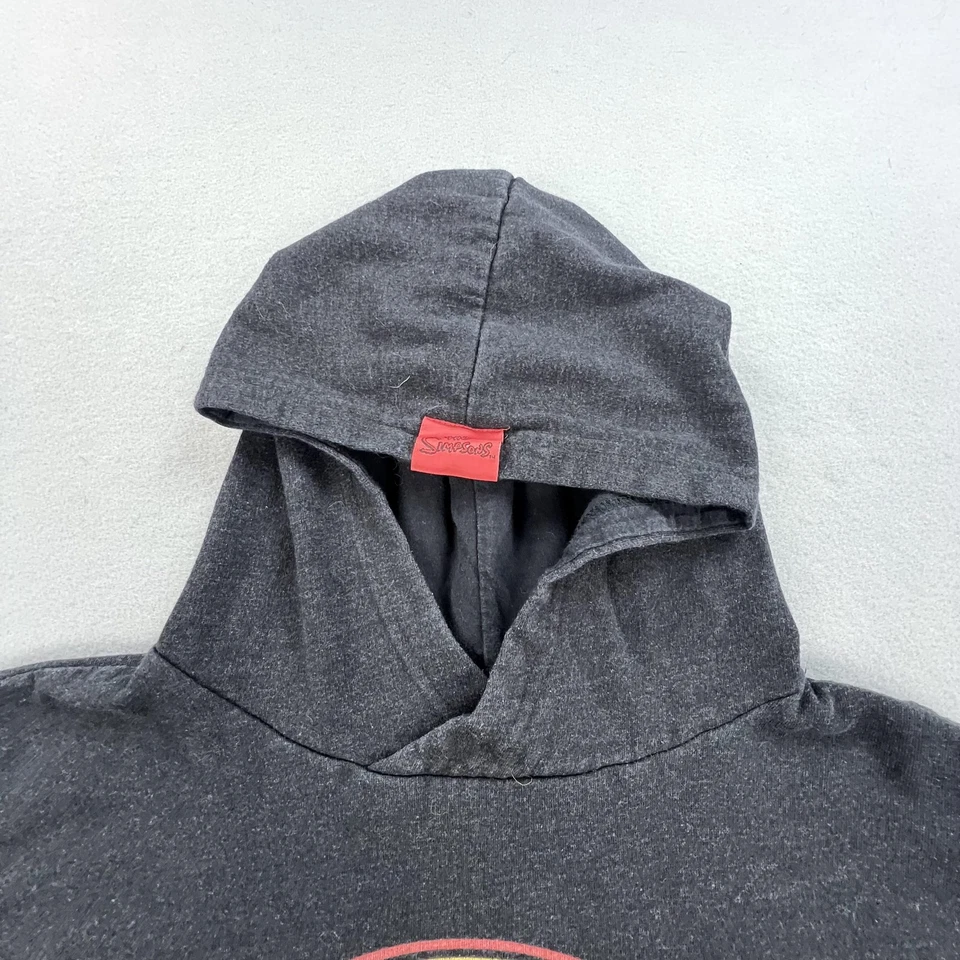Sudadera con Capucha Los Simpson Jóvenes Niños 13-14 Negro Bart El Barto Zara Gráfico Foto 2 de 4