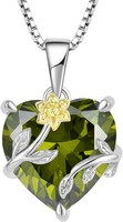 Halskette Silber 925 Sonnenblume Herz Mit Zirkonia Schmuck FüR Damen Frauen