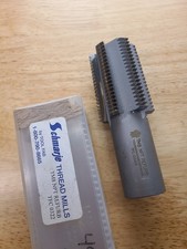 2-1/2"-8 NPT to 6"-8 NPT Carbide-Tipped Thread Mill, Freshly Resharpened by Manu