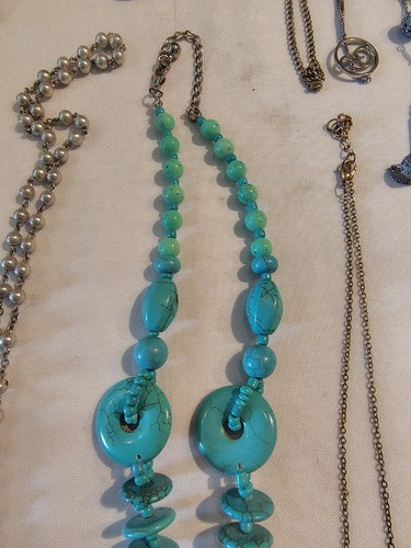 Estate Jewelry Lot Earrings Necklaces Rings Bracelets Charms Turquoise - 第 20/20 張圖片