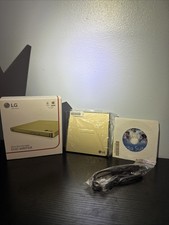 LG Ultra Slim Portable DVD Writer Gold Model GP65NG60