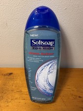 SoftSoap Body Wash Men CLEAN ACTIVE Ocean Surf 18 Fl OZ Big Bottle DISCONTINUED