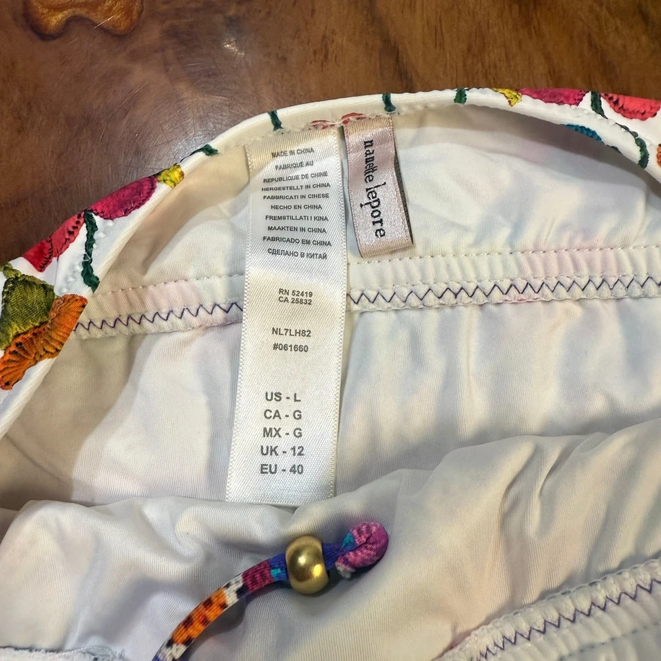 NUEVO Traje de baño Nanette Leport para mujer Tankini Top conjunto grande floral playa Foto 4 de 4