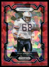 2024 Panini Prizm Draft Picks #87 Tedy Bruschi Red Ice