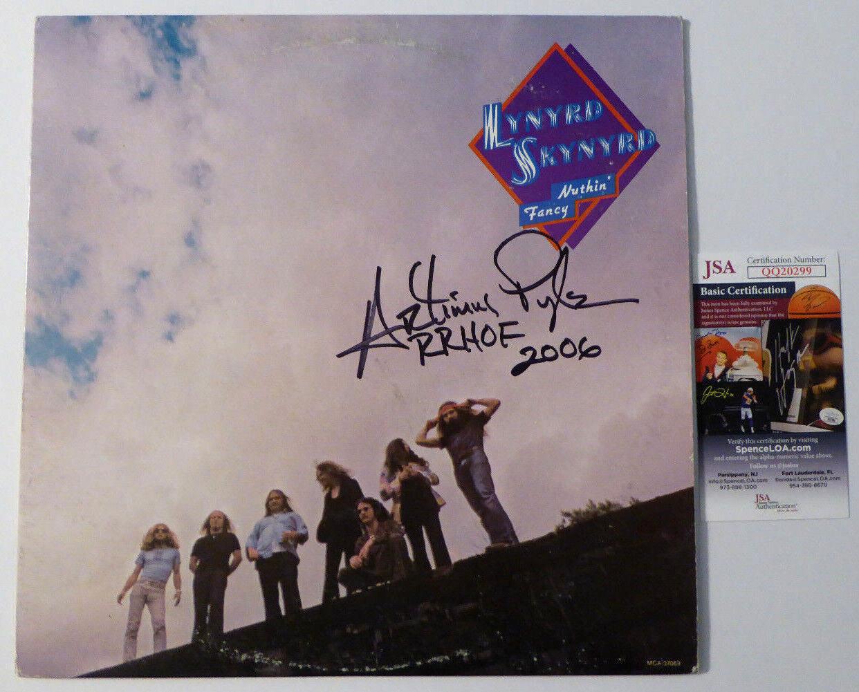 Artimus Pyle Signed Nuthin Fancy Lynyrd Skynyrd Record Album artimus-pyle-signed-nuthin-fancy-lynyrd-skynyrd-record-album