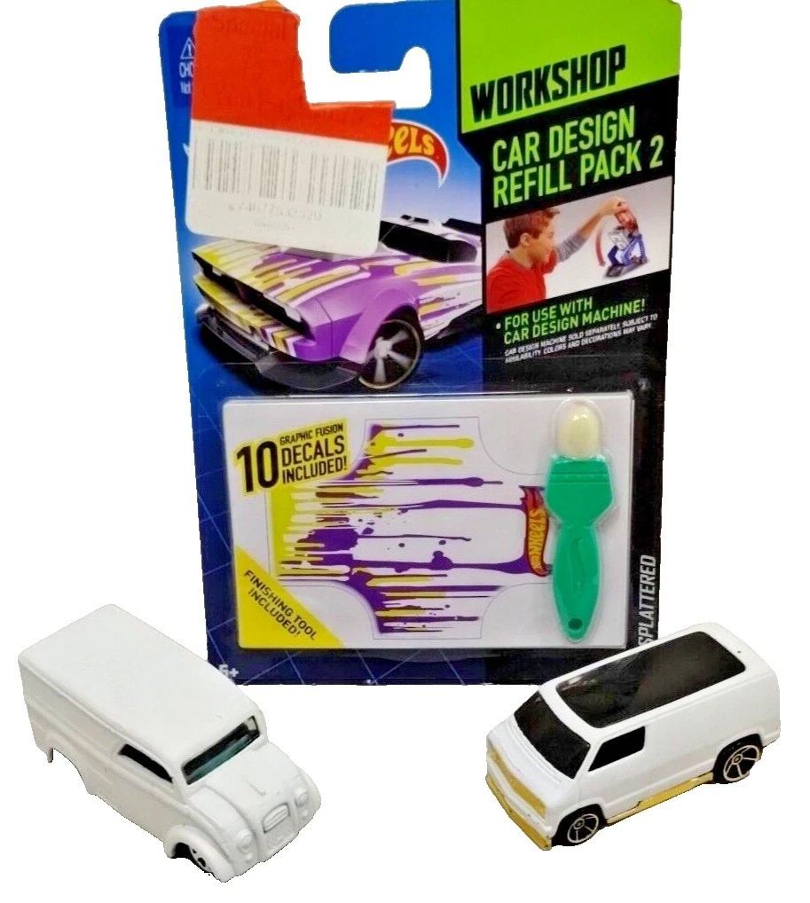 Hot Wheels 1:64 Scale Diecast & Toy Vehicle Stickers, Decals & Iron-Ons