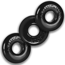 Oxballs Ringer Cock Ring Male ATOMIC JOCK Stay Hard Penis 3-Pack BallRing