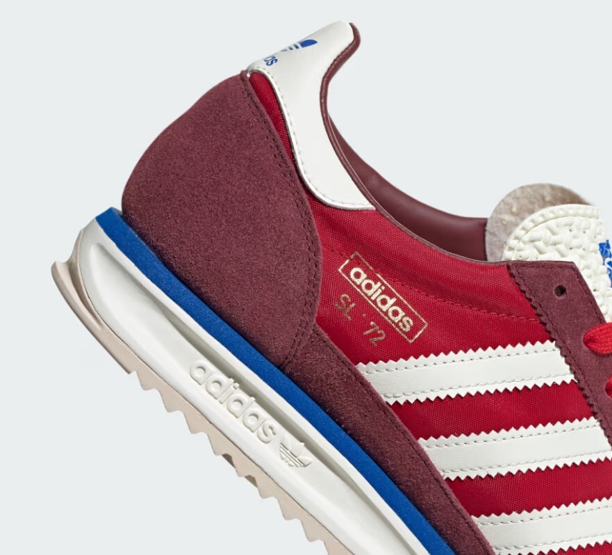 adidas Originals SL 72 RS RED MEN'S SHOES JI1280 Sz 12