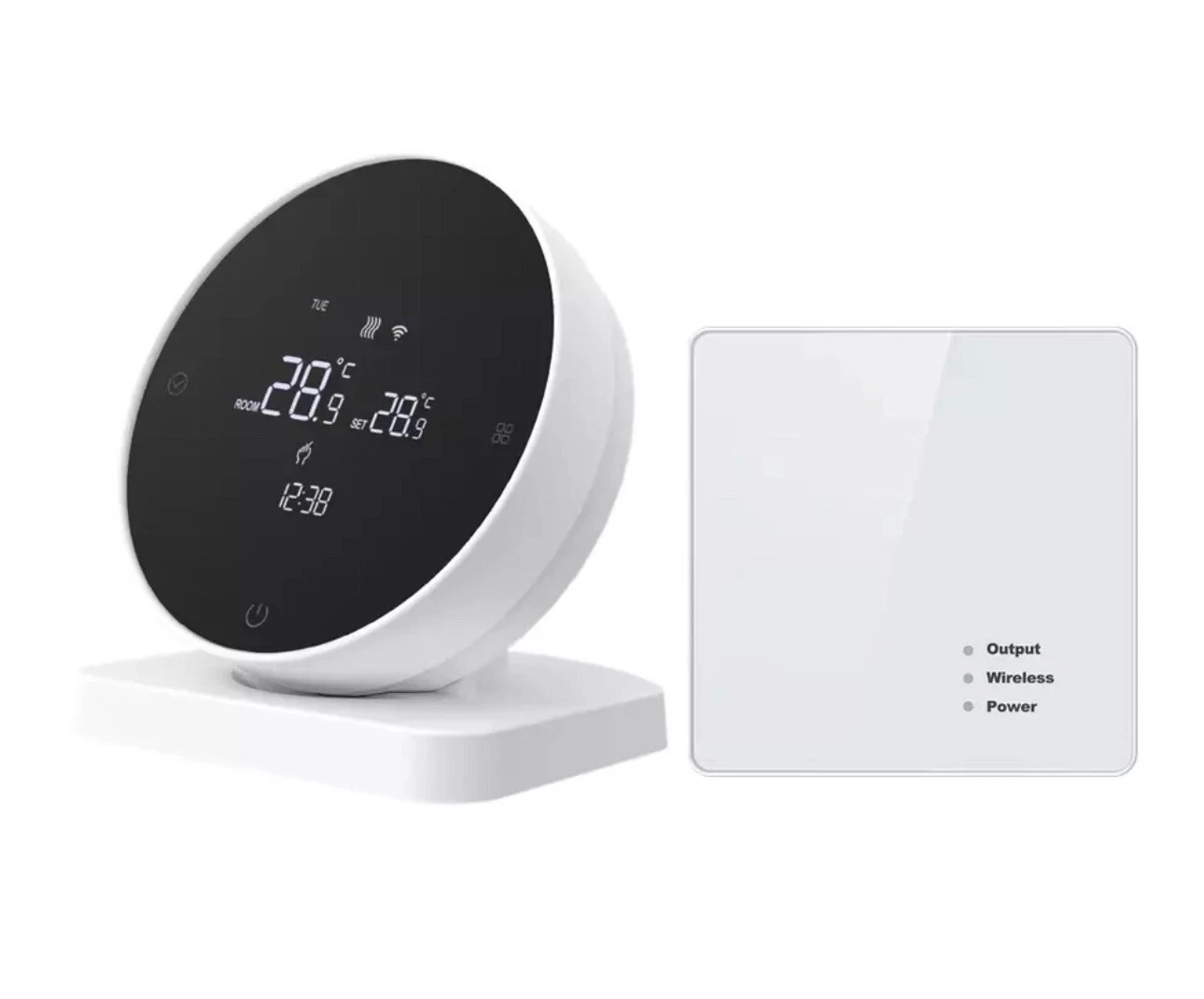 Tuya Wifi Smart Thermostat，Rf Wireless Receiver Temperature Controller ，For Wate