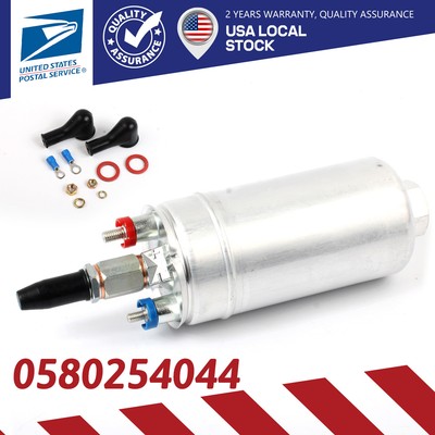 External Inline Fuel Pump Replacing For Bosch 044 0580254044 300LPH Universal