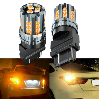 3157 for GMC Sierra 1500 1999-2013 LED Front Turn Signal Switchback 2PCS