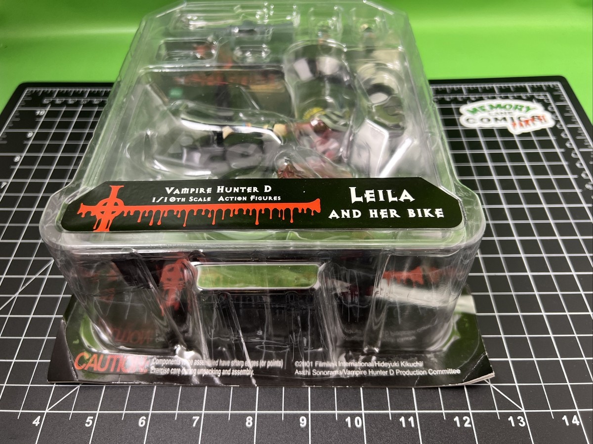 Vampire Hunter D Leila and her Bike SEALED Action Figure 1/10 2001