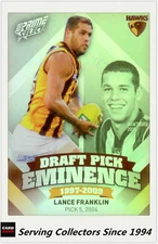 2013 Select AFL Prime Draft Pick Eminence Card DPE52 Lance Franklin (Hawks)