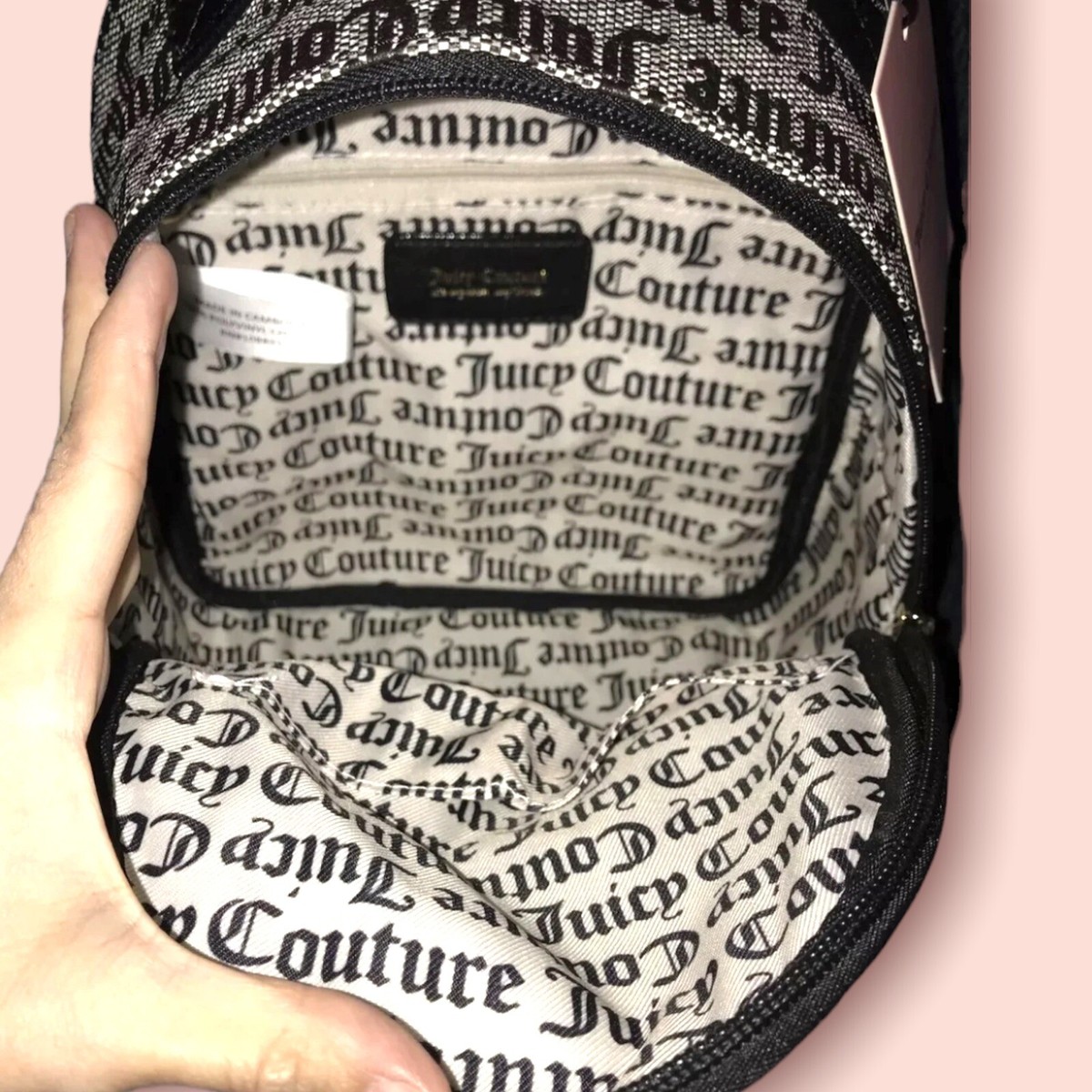 Juicy Couture Gothic Status Black Backpack | eBay
