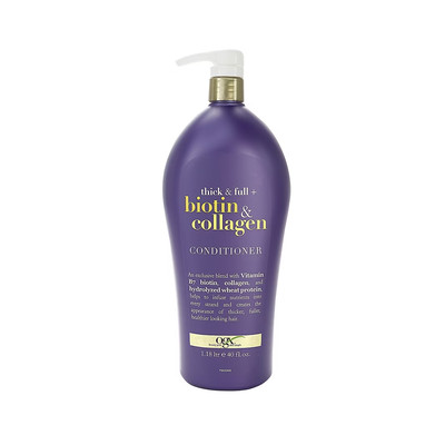 OGX Thick & Full Biotin plus Collagen Conditioner, 40 FL OZ(NO SHIP TO CA)