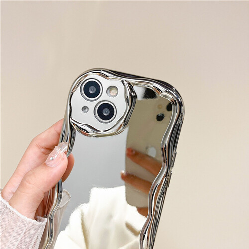 Mirror Case For iPhone 16 Plus 15 Pro Max 14 13 12 11 Plating Bumper Soft Cover - Bild 6 von 13