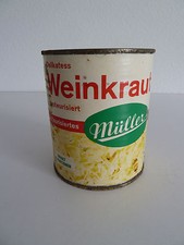 Weinkraut Dose M&uuml;ller Delikatess Sauerkraut Rohkost Dose