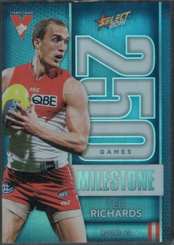 2016 Footy Stars AFL MILESTONE GAMES; Individual Card Sale. - Picture 17 of 17