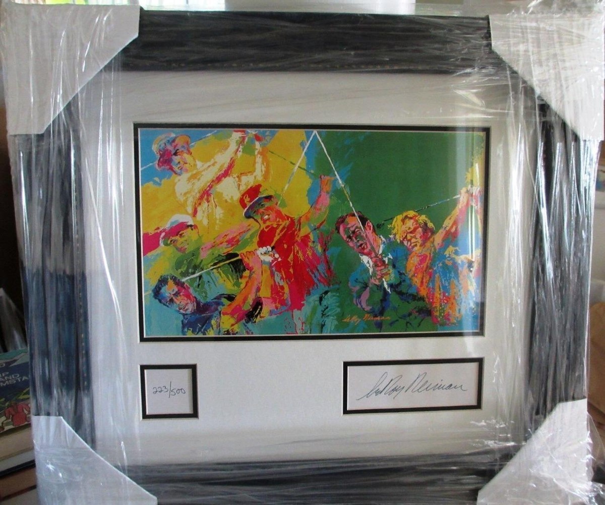 Leroy Neiman Golf Arnold Palmer Nicklas Snead Hogan Trevino Player