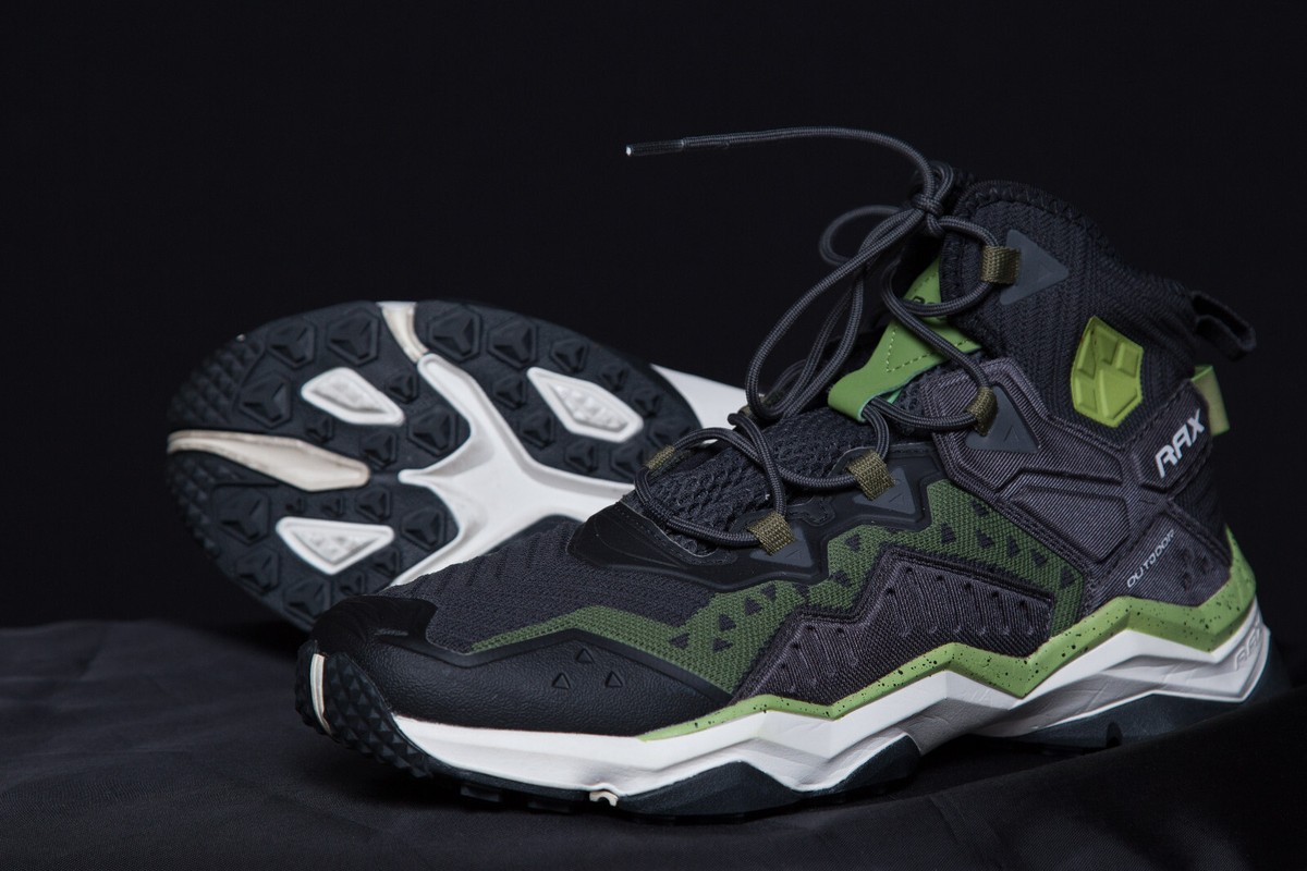 Men's Rax Outdoor Green / Gray Hiking Shoes Sz 10.5 | eBay