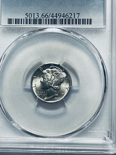 1938-D Mercury Dime PCGS MS66FB - Picture 11 of 12