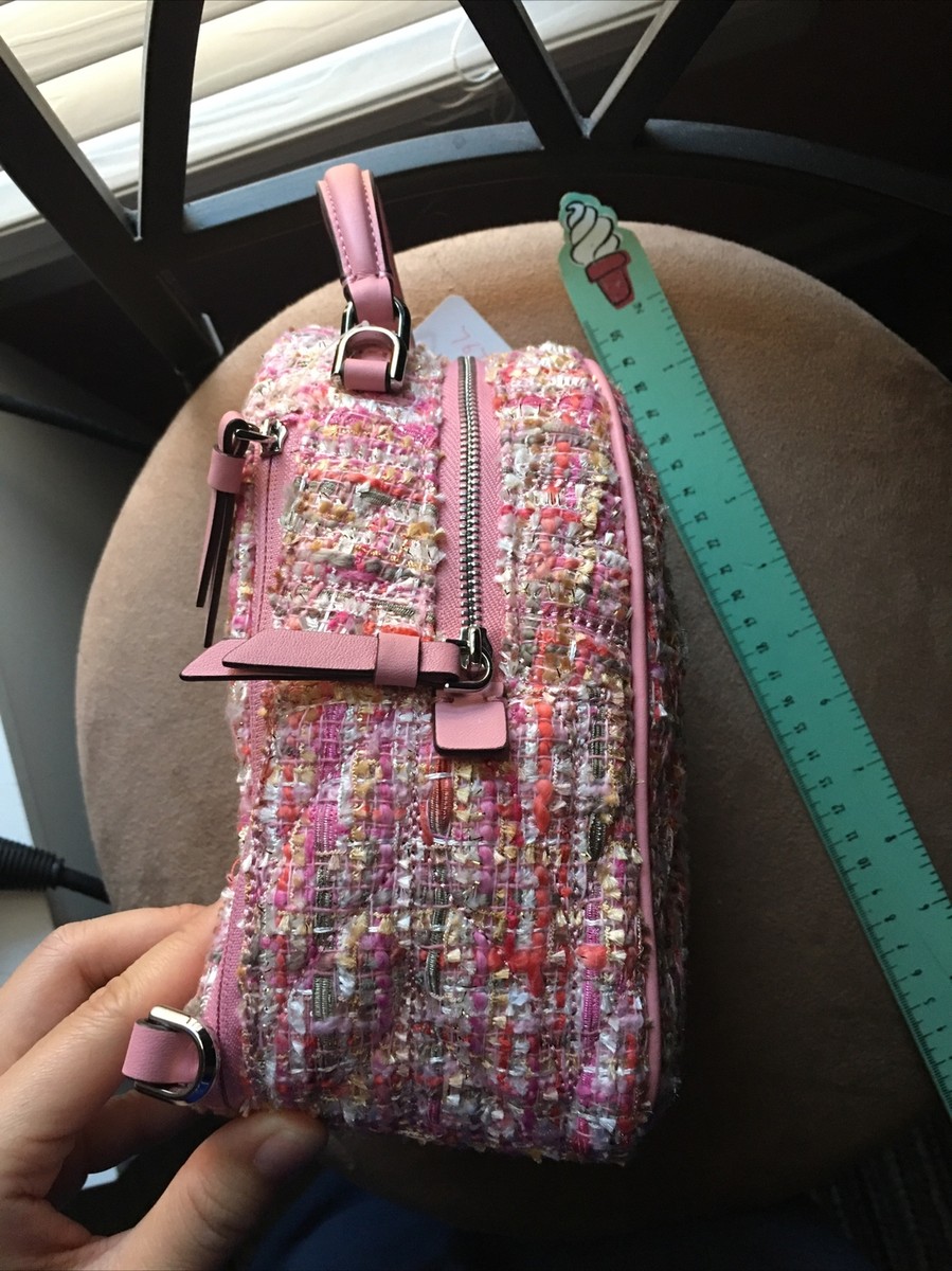 Kate Spade Briar Lane Quilted Tweed Mini Convertible Backpack Pink WKRU6164-Red-2.jpg main image 3