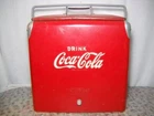Vintage Coca Cola Cooler/ Ice Chest 1950's Great Retro Look !9" x 17"x 12"