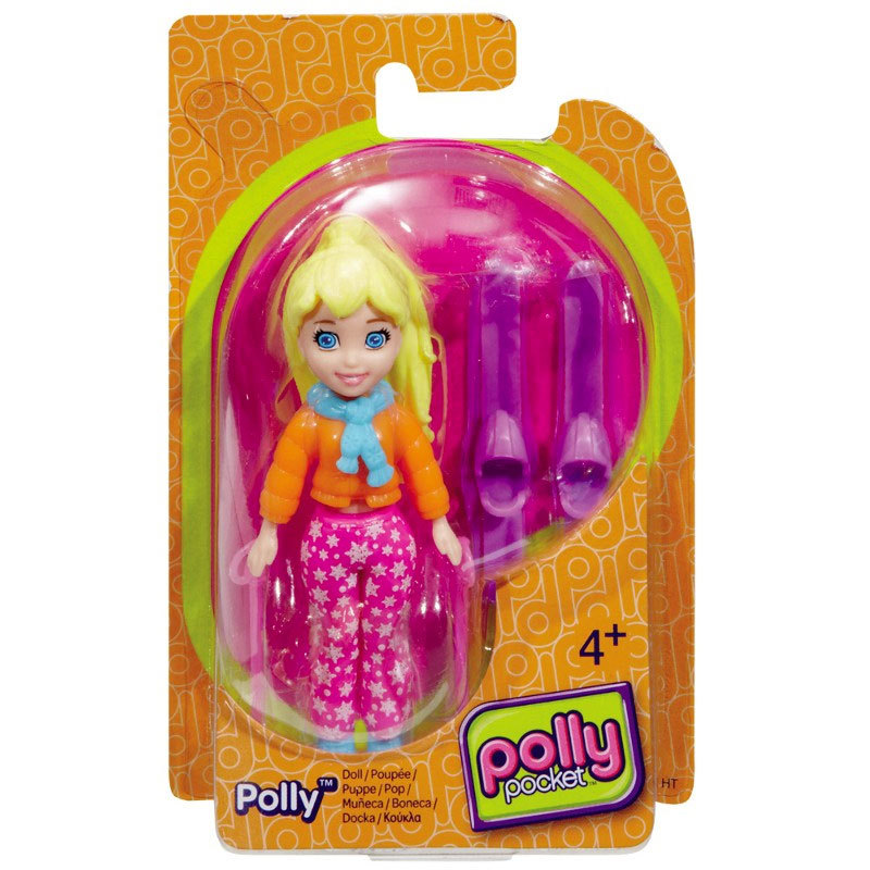 その他 polly pocket Polly Pocket Skiing POLLY 9.5 cm / 3.5