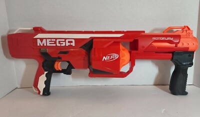 Nerf MEGA Rotofury Pump Action Dart Gun Toy Blaster Working | eBay
