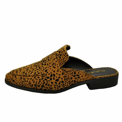 black leopard loafers