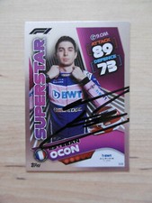 Esteban Ocon "Alpine" autograph signed trading card Topps