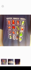 Super Mario Bros, Men's 2xl tshirt,w FREE THANK YOU GIFT